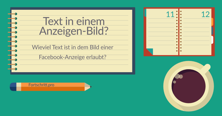 Text im Bild der Facebook-Anzeige?