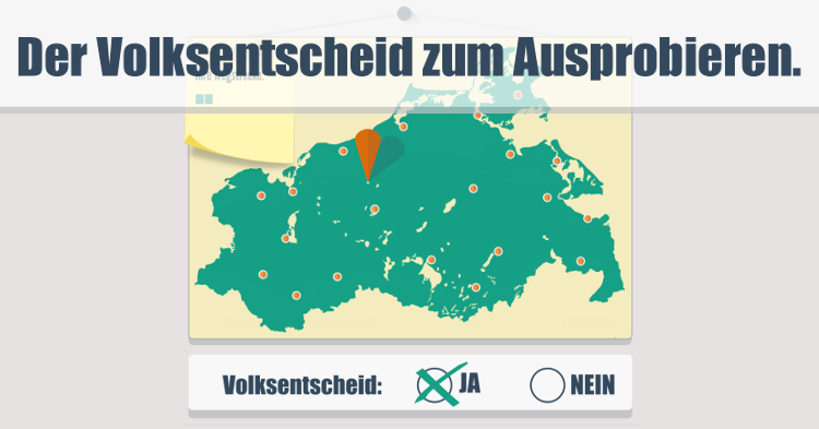 Der Volksentscheid MV 2015 visualisiert